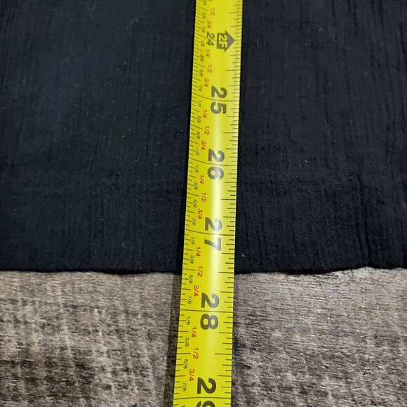 Pant Suite Drapers & Damons Black Button Shacket Size 1X Multi Colored Buttons - Picture 2 of 16